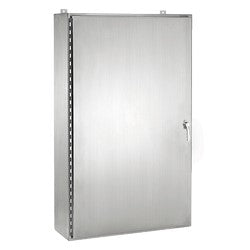 Hoffman A36H3012SSLP3PT Enclosure Nema 4X Wall Mount Continuous Hinge 36X30X12 Stainless Steel