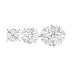 Hoffman AGARD4 Finger Guard for 4 in Size/Dims fits Fan Pkg/Fan Replacement MPN
