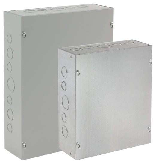 Hoffman ASE18X18X6 Pull/Junction Box, Screw-Cover, Type 1, 18H x 18W x 6D