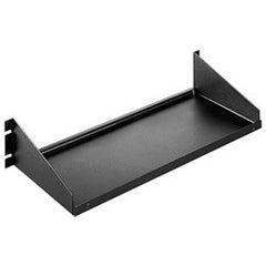 Hoffman ESH1917 Enclosure Rack Shelf, Single Sided, Solid, 2-Rack Unit, 75 Lb Load, 19 Width x 17 Depth x 3.74 Height