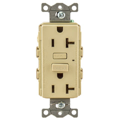 Hubbell Wiring GF20I Gfci Receptacle 20A Standard Replacement MPN