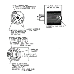 Hubbell HBL4570C Twist-Lock INSULGRIP Plug 15A 250V NEMA L6-15P