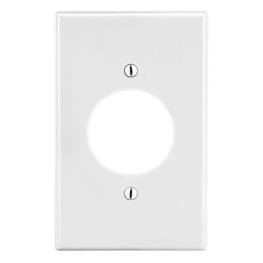 Hubbell Wiring Device-Kellems P720W HWDK P720W WALLPLATE, 1-G, 1.60 Opening