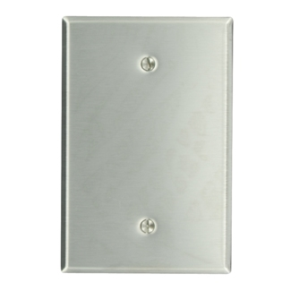 Leviton 84114-40 SO13-N Oversized Blank Wallplate 1 Gang