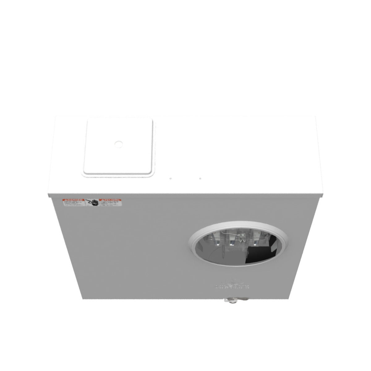 Milbank U4184-X Single Position Meter Socket 200 Amp 3 Phase Ringless Lever 7 Term OH and UG with Side Wireway 600V