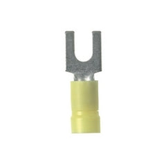 Panduit PV10-10F-L Pan-Term Vinyl Insulated Fork Terminal 600VAC #10 Stud