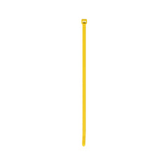 Panduit PLT4S-C4Y Cable Tie, Yellow, PA6.6, 14.5L, 50lb, PK100