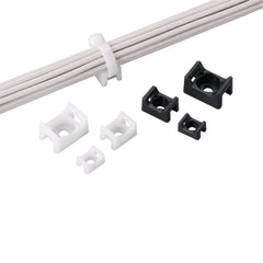 Panduit TM3S8-C100 Cable Tie Mount, Weather-Resistant, 0.86 x 0.61, #8 Screw, 100PK