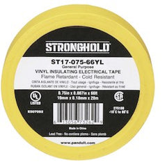 Panduit ST17-075-66YL StrongHold Gen Purpose Electrical Tape 66 ft