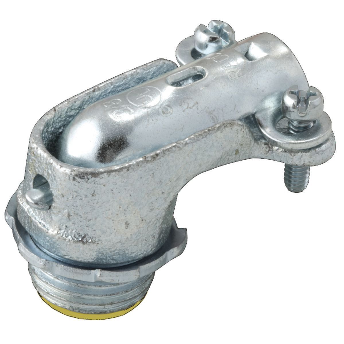 Raco RACO3203 3/4 in. 90 Degree Flex/AC Squeeze Connector; Insulated