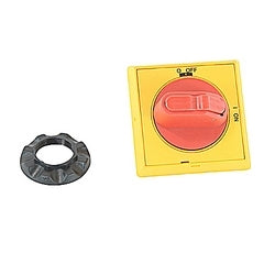 ABB OHYS2AJ Selector Handle For Disconn Sw On/Off NEMA 1, 3R, 12 Red/Yellow 6mm Shaft