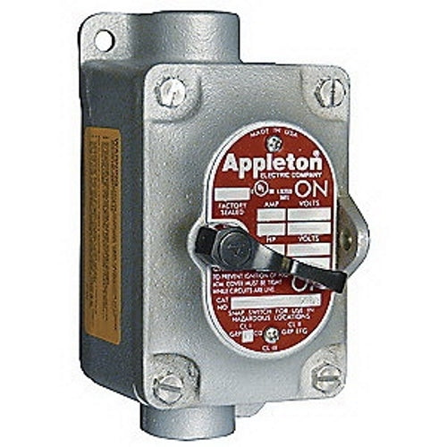 Appleton EDSC2129 1-G 3/4 Snap Switch STA-FS