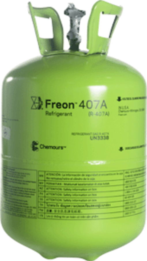 Chemours D14171424 Refrigerant R407A 115# Cylinder Freon