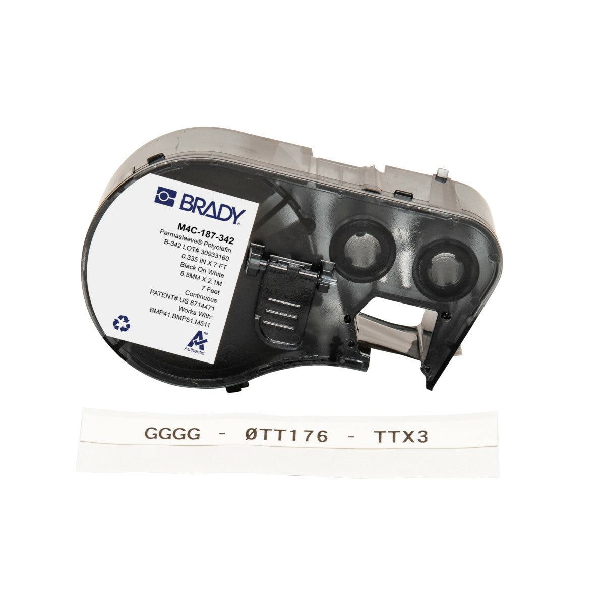 BRADY M4C-187-342 HEAT SHRINK