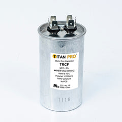 Diversitech TRCF40 Run Capacitor, 40 mfd 440/370V Single Round Titan Pro