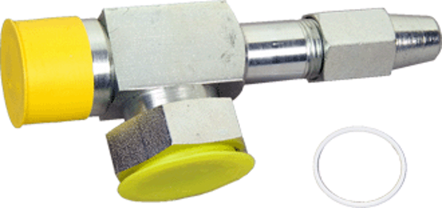 Emerson 998-0510-46 Service Valve, 1-3/8 Sweat 1-3/4-12 Rotalock Discharge w/ Teflon Seal