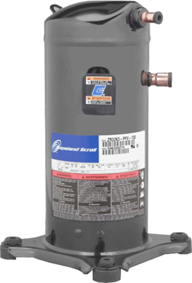 Emerson ZP31K5E-PFV-800 Compressor, 208-230/1 1/2 x 3/4 Scroll A/C Compliant