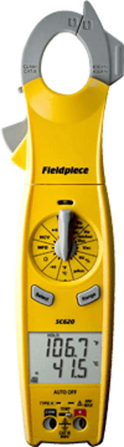 Fieldpiece SC620 Clamp Meter, Swivel-Head