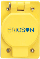 Ericson 2715FS12 W-PROOF REC/CVR ASSY 20A 125V Single Receptacle W/ Cover