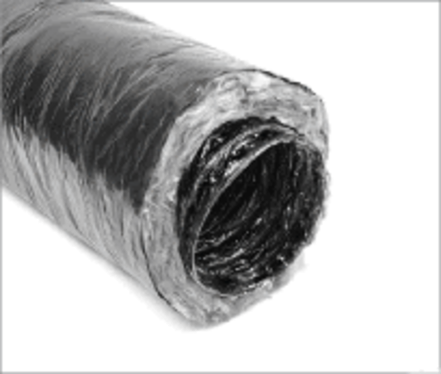 Hart & Cooley 51322 Flex Duct Insulated R6 Black Polyester (20 x 25')