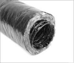 Hart & Cooley 51316 Flex Duct, 9 x 25' Insulated R6 Black Polyester