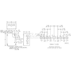 Hoffman ASE12X12X4NK, Pull Box, Screw Cover, 12.00X12.00X4.00, Steel/Gray