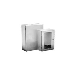 HOFFMAN CSD24248SS CONCEPT(TM) Wall-Mount Type 4x Enclosure, 24 H x 24 W x 8 D, 304 Stainless Steel