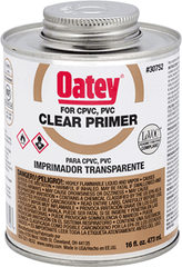 MARS 73186 Primer, Clear 16oz for PVC/CPVC NSF Listed Oatey