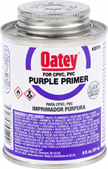 MARS 73179 Primer 8oz for PVC/CPVC Purple Oatey