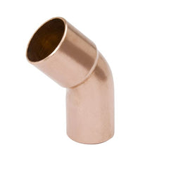 Mueller W03350 Copper 45 Degree Elbow, 1-3/8 OD (Ftg x C) Street