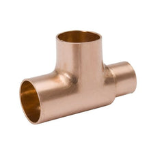 Mueller W04056 Copper Tee Reducing, 1-1/8 x 7/8 x 7/8 OD (C x C x C) WT-600