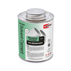 RectorSeal 55983 Low-Voc PVC Medium Body Solvent Cement, Clear, 1-Pint