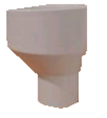 Service First CPL00938 5 in. Reducer Flue Coupling