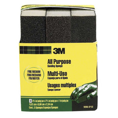 3M 7010375224 General Purpose Sanding Sponge 3 3/4 in x 2 5/8 in x 1 in Dual Grit Fine/Medium 7010375224