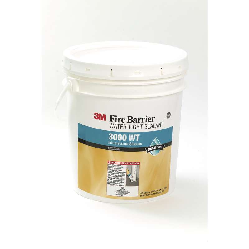 3M 7100006306 Fire Barrier Water Tight Sealant 3000 WT 4.5 Gallon Drum