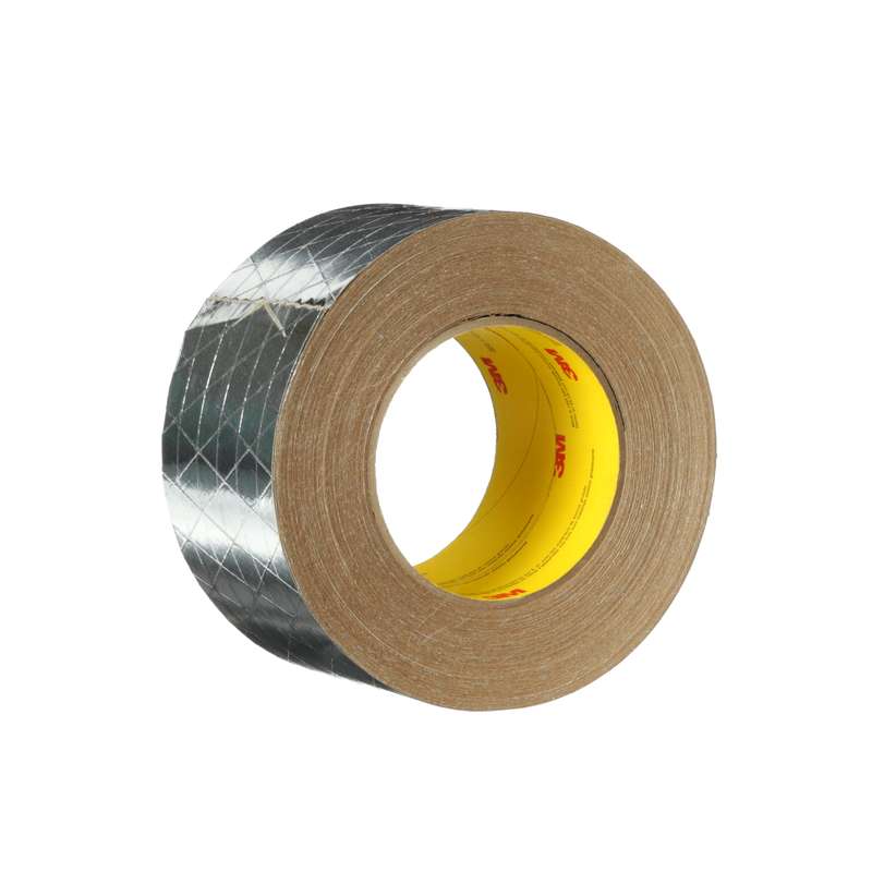 3M 7100043764 Venture Tape FSK Facing Tape 1525CW, Silver, 72 mm x 45.7 m, 16 rolls per case