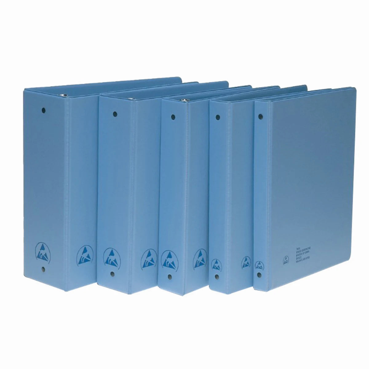 Desco 07412 ESD Safe Static Dissipative Binder, 8-1/2 W x 11 H, Vinyl, Blue