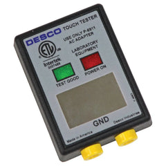 Desco 19350 2 State LED Wrist Strap Touch Tester, 6VDC at 2.1 inches x 2.9 inches x 0.8 inches