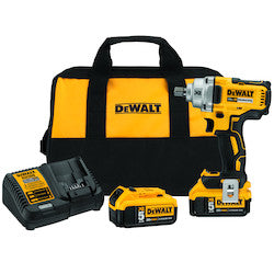 DeWalt DCF894P2 20V MAX XR High Torque 1/2 Impact Wrench W. Detent Pin Anvil Kit (5.0Ah)