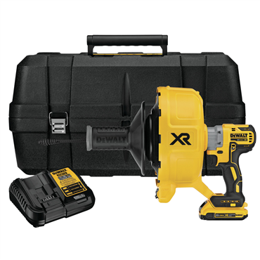 DeWalt DCD200D1 20V Max Xr Brushless Drain Snake Kit