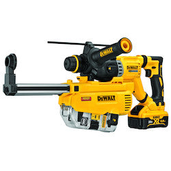 DeWalt DCH263R2DH 20V MAX XR Brushless 1-1/8 in. SDS Plus D-Handle Rotary Hammer Kit with Dust Extraction