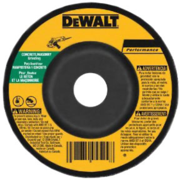 DeWalt DW4429 High Performance Masonry Grinding Wheel 4 in C24R Grit