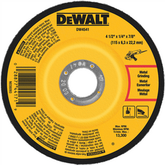 DeWalt DW4541 Type 27 Aluminum Oxide Grinding Disc