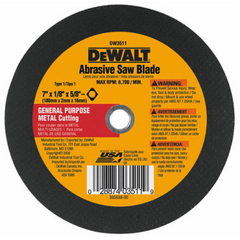 DeWalt DW3511 High Performance Metal Cutting Abrasive Saw Blades