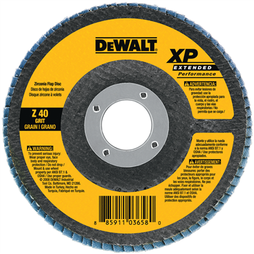 DeWalt DW8251 Extended Performance Flap Disc