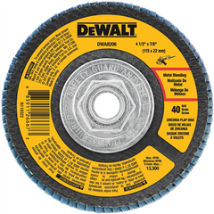 DeWalt DWA8206 4-1/2 x 7/8 40 Grit Type 29 Flap Disc