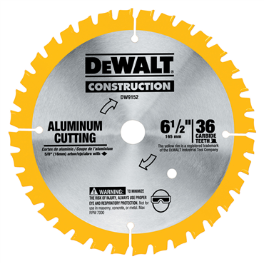 DeWalt DW9152 Cordless Construction Saw Blades