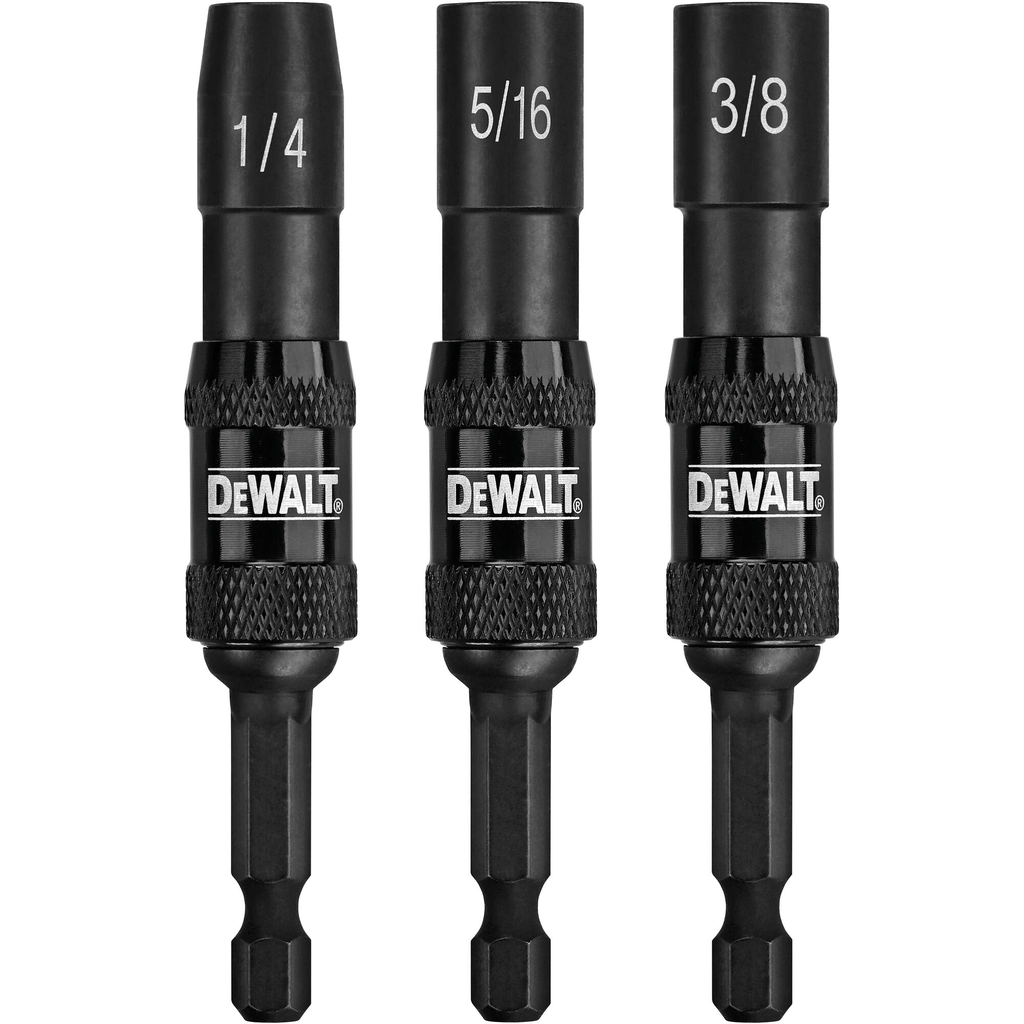 DeWalt DWPVTDRV3 3-Piece Magnetic Impact Ready Pivot Nutsetter