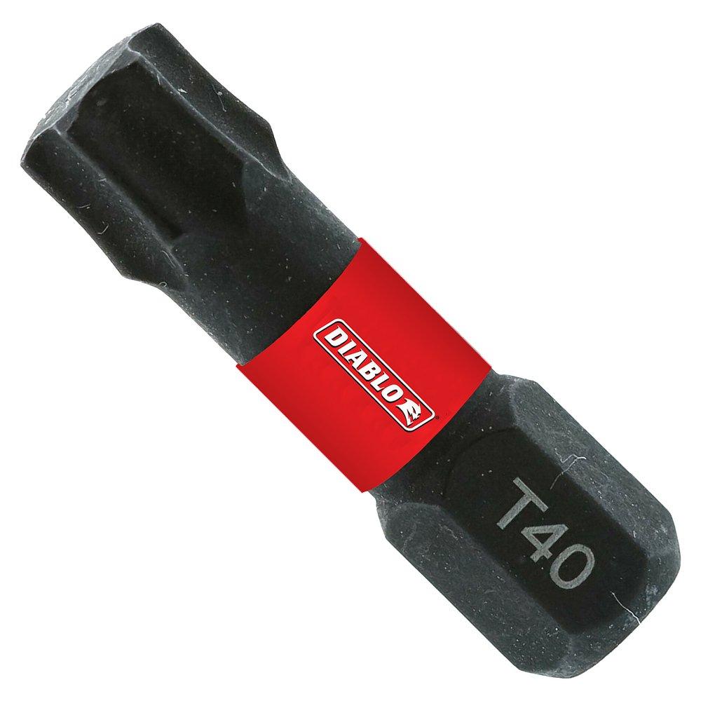 Diablo DT401P25 1/4 Hex #40 Torx Drive Bit (Pack of 25)