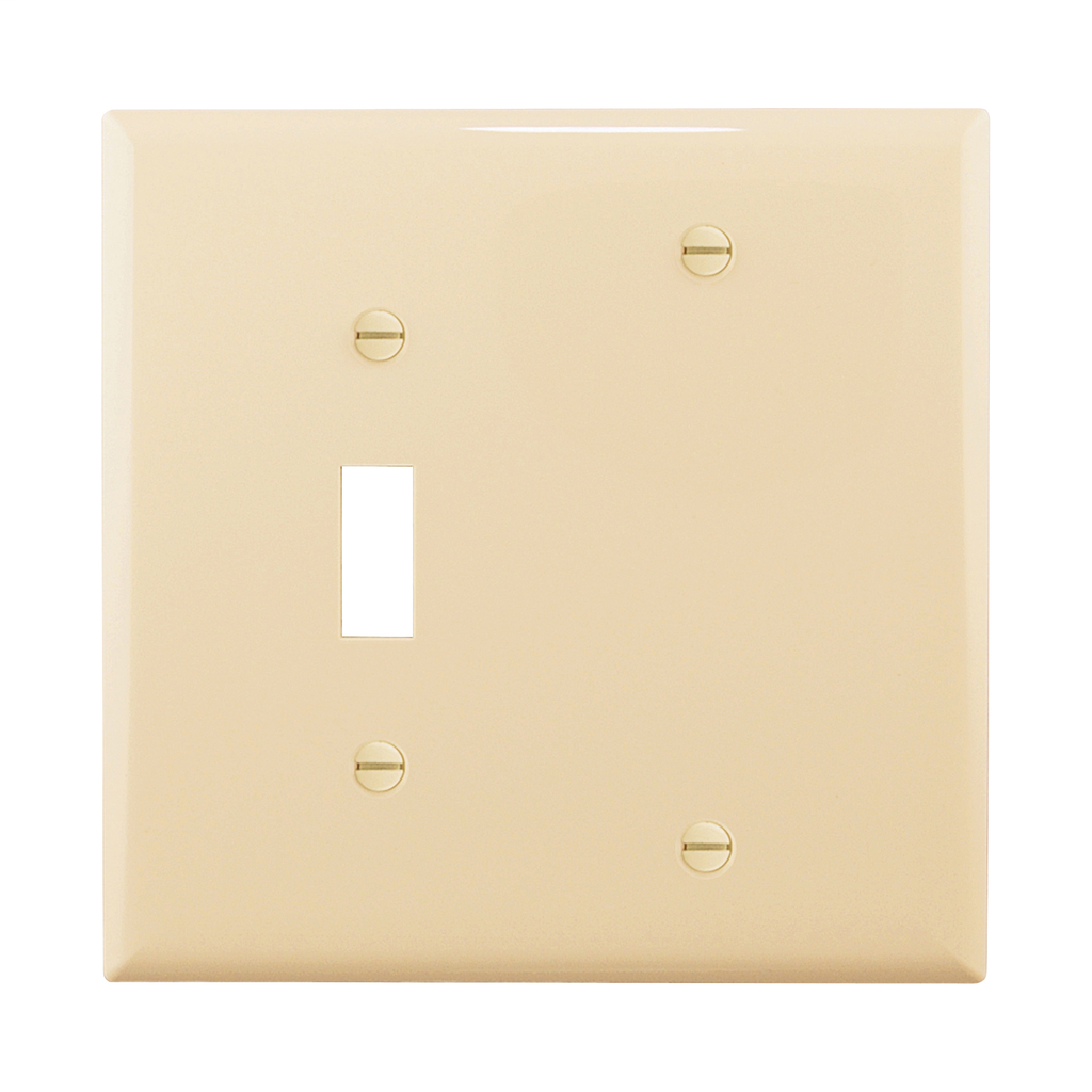 Crouse-Hinds PJ113V EWD PJ113V Wallplate 2G Toggle/Blan